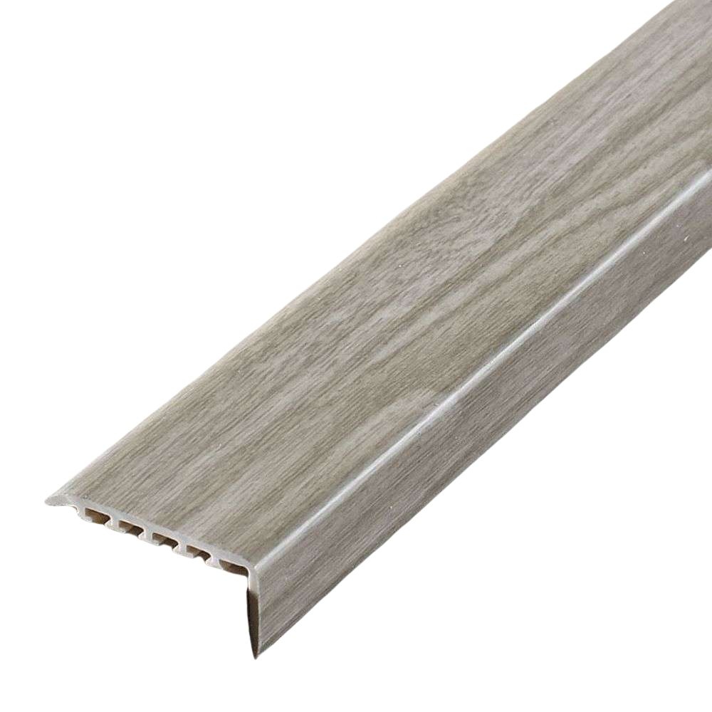 D-K0200 30 x 30mm Pvc Wood Effect Stair Nosing Edge Trim