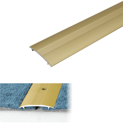 C68 36mm Anodised Aluminium Carpet Cover Strip Profile