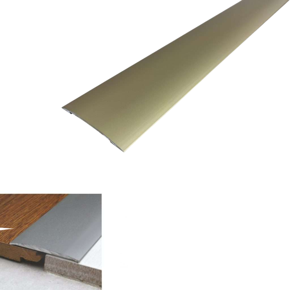 CAS 38mm Self Adhesive Euro Cover Strip Wood Vinyl Tile Door Bar Threshold Trim