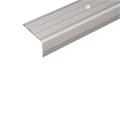 S05 40x 25mm Anodised Aluminium Non Slip Ribbed Treads Stair Nosing Edge Trim