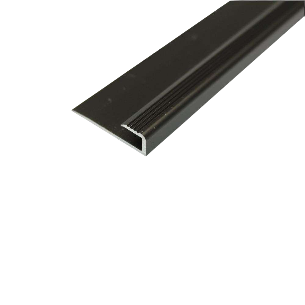 C63 Anodised Aluminium LVT U Edging Profile Threshold For 5mm Flooring