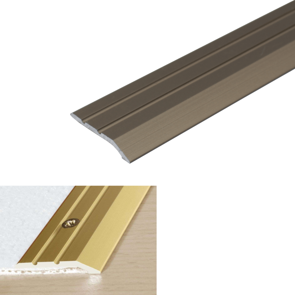 A01 30mm Anodised Aluminium Door Threshold Ramp Profile