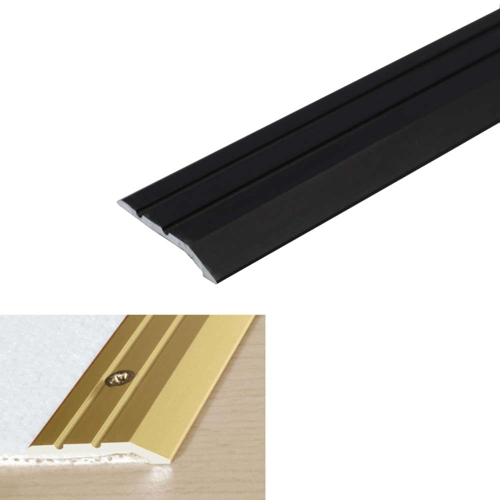 A01 30mm Anodised Aluminium Door Threshold Ramp Profile