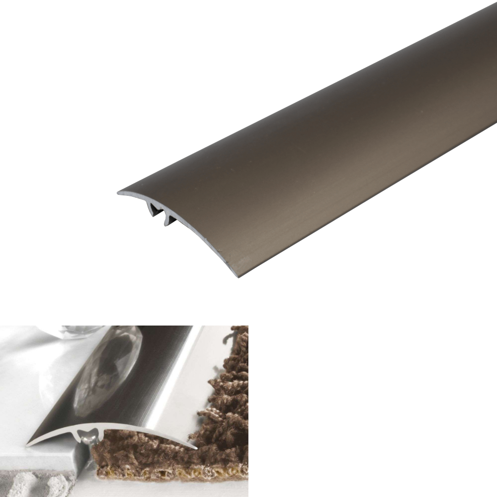 A65 50mm Anodised Aluminium Door Threshold Strip