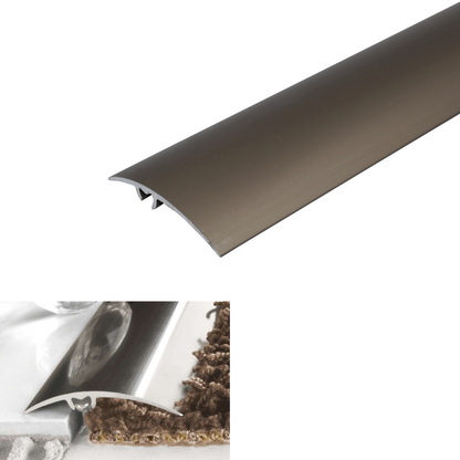 A65 50mm Anodised Aluminium Door Threshold Strip