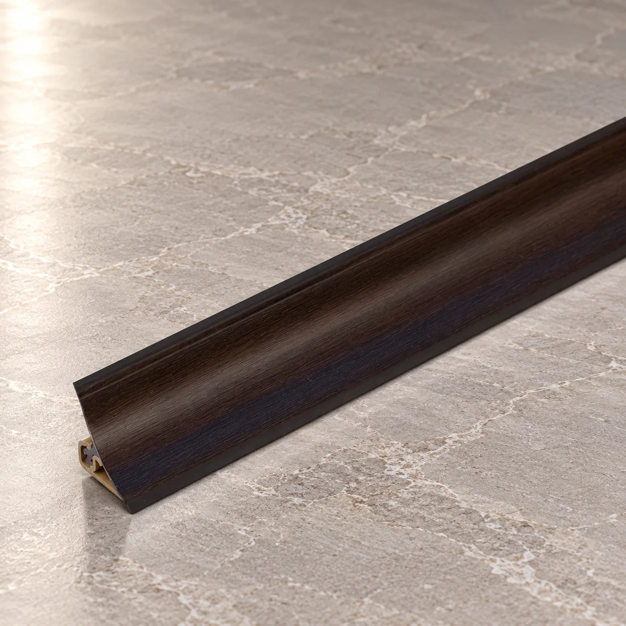 PVC Splashback Trim Worktop Edging Profile Kitchen Bathroom Accessory In Venge Color