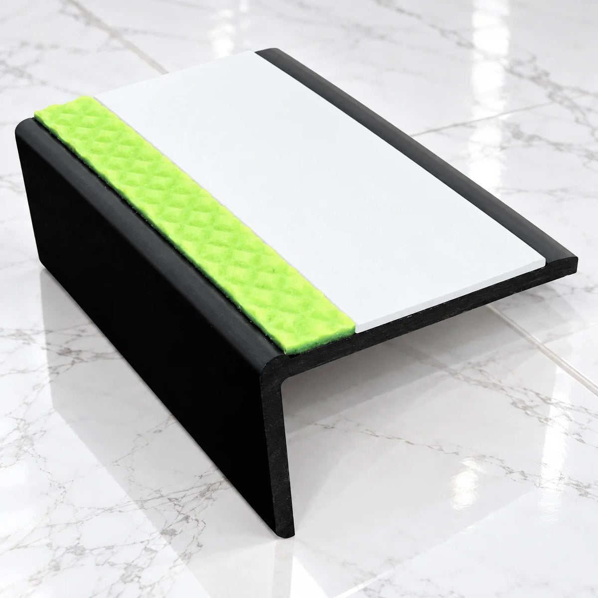 ASP 62.5x35mm Aluminator® Slimline Stair Nosing In White Color
