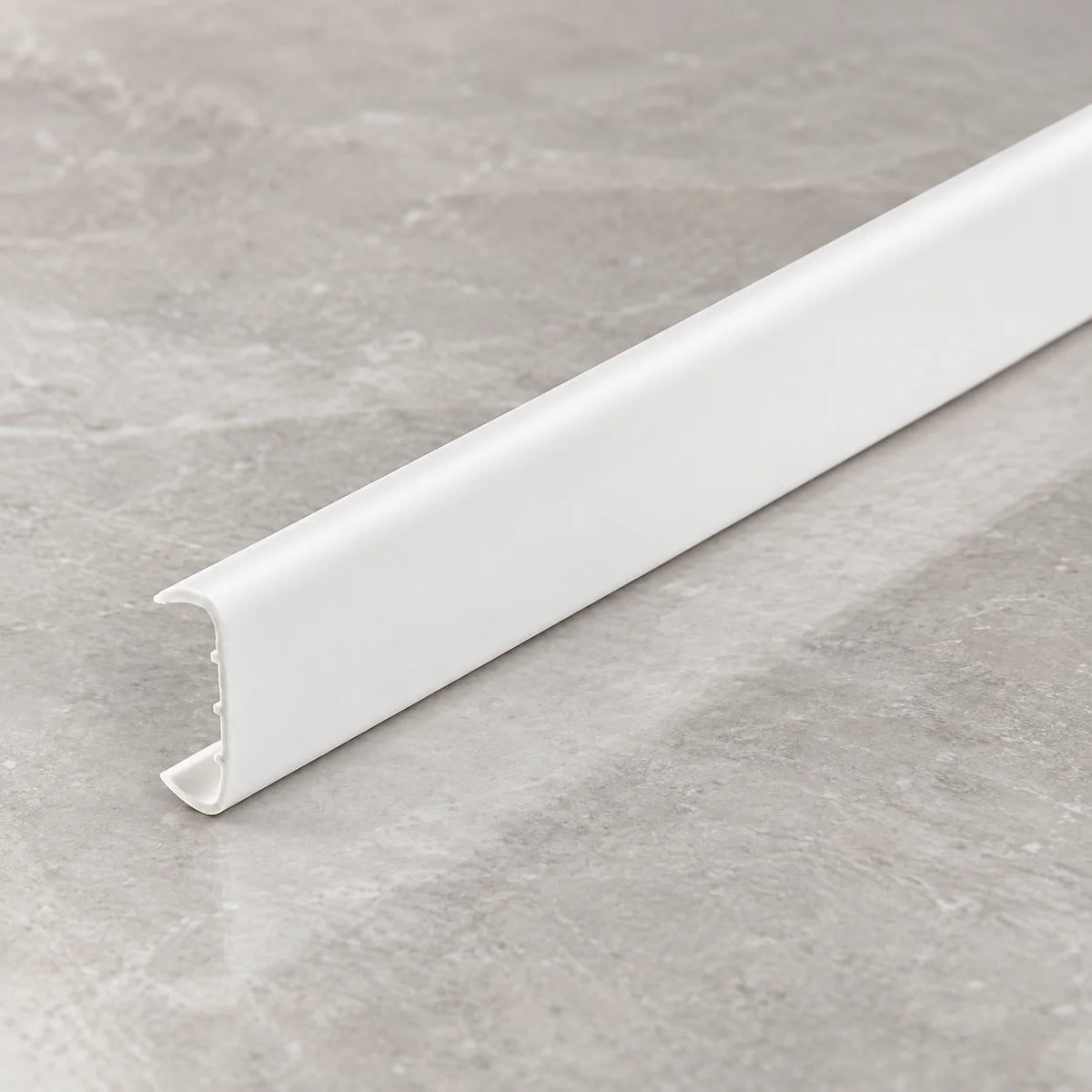 PVC Melamine Furniture Board Panel Cover U Trim Edging Strip In White Color