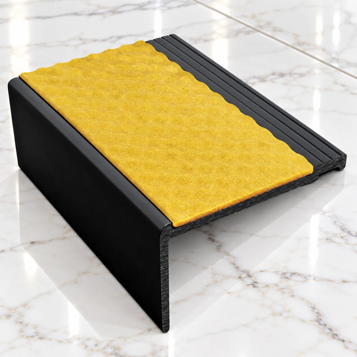 NHP 60.4x32mm Heavy Duty PVC Non-Slip Stair Nosing In Yellow Color