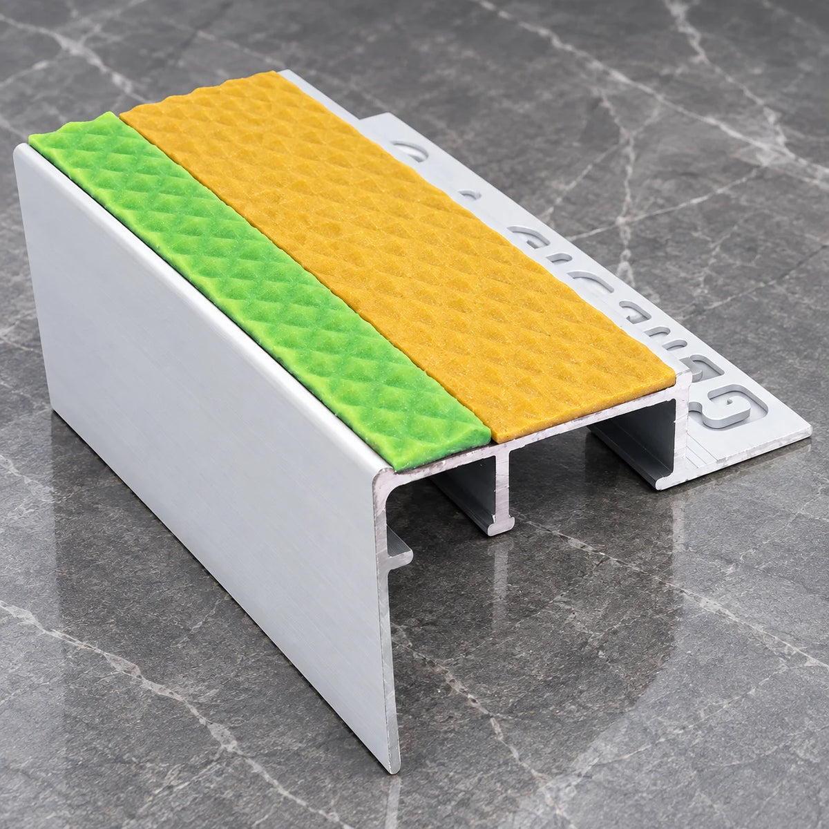 Heavy Duty Tredsafe Tile-In Stair Nosing 10mm & 12.5mm In Yellow Color