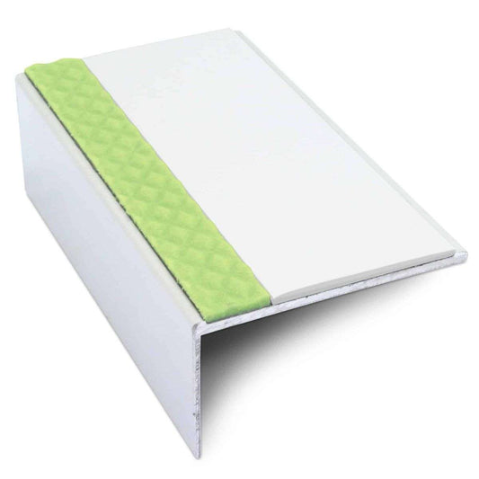 ASL01 56x32mm Aluminium Non Slip Stair Nosing Edge Trim With Pvc Insert