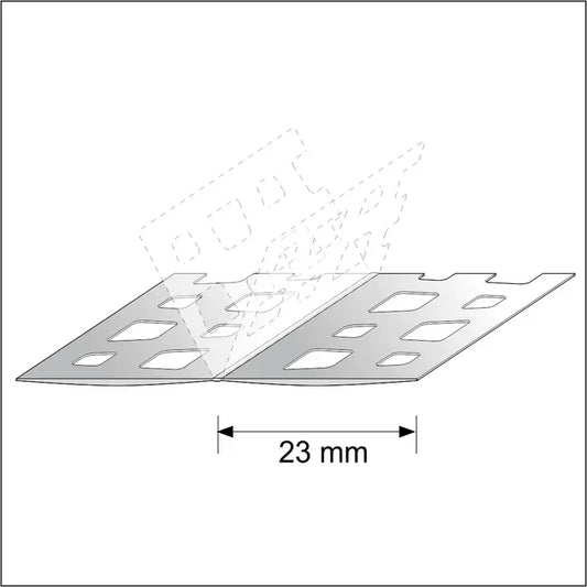 10 X 23x23 Pvc Universal Render Corner Bead 2.5m