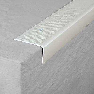  Aluminium Non Slip Ribbed Treads Stair Nosing Edge Trim