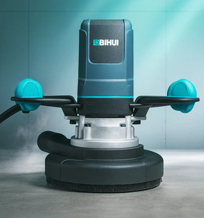 Bihui 1900W Concrete Grinder with Dual row Diamond Disc 180 mm