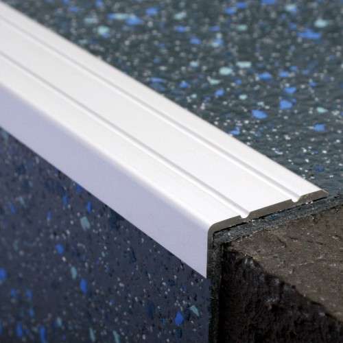 NAS – Aluminium Retro Fit Self Adhesive Non Slip Stair Nosing 25x10mm