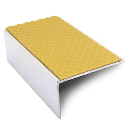 NSL01 Tredsafe 56 x 32mm Aluminium Non Slip Stair Nosing Edge Trim With Pvc Insert