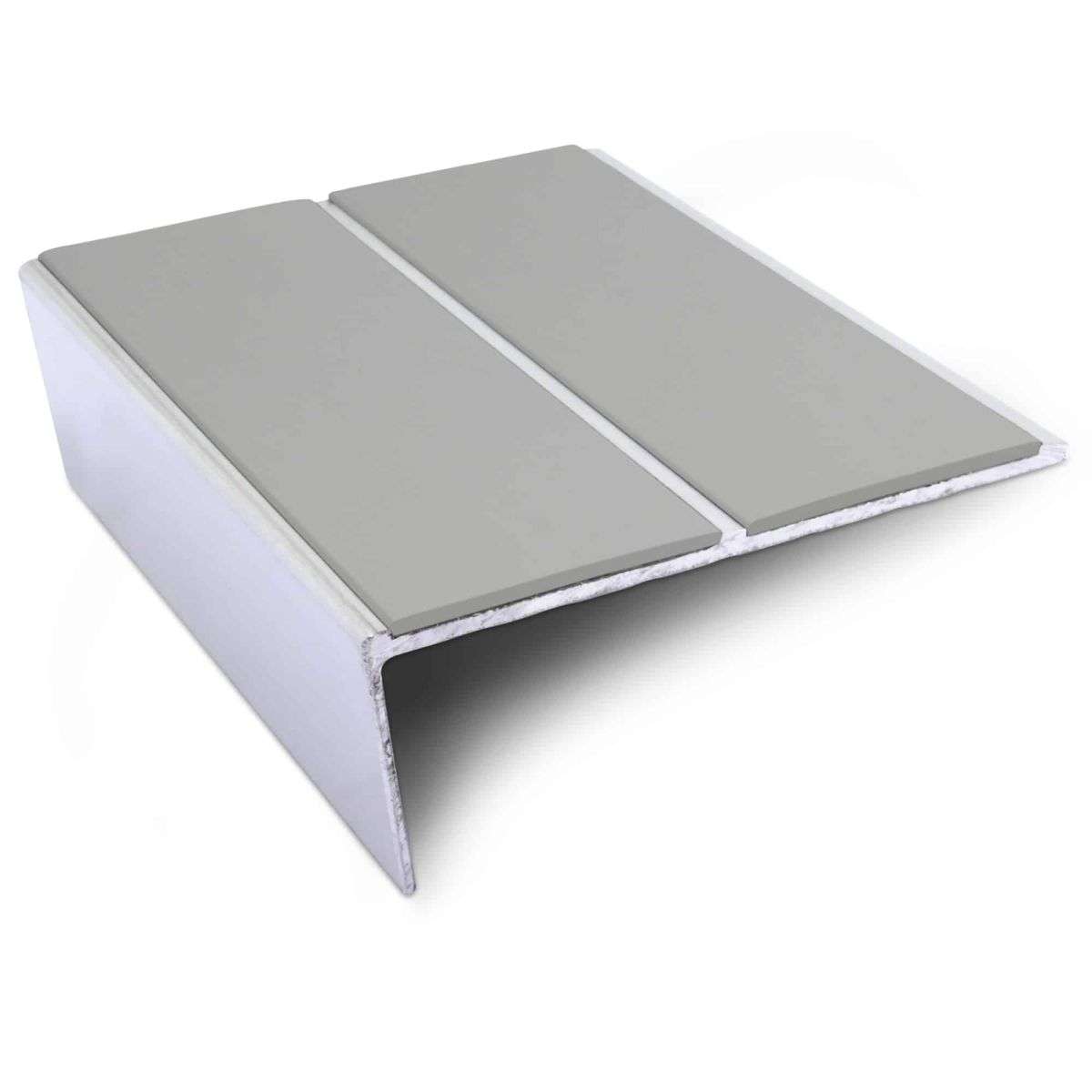 NSL10 85 x 32mm Aluminium Non Slip Stair Nosing Edge Trim With Pvc Insert