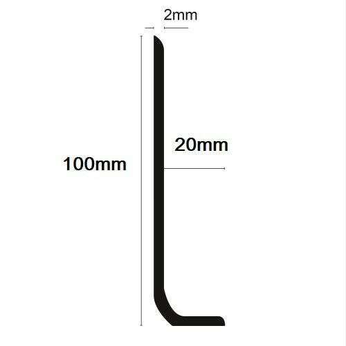 PVC Flexible Sit On Skirting Board PVC angle